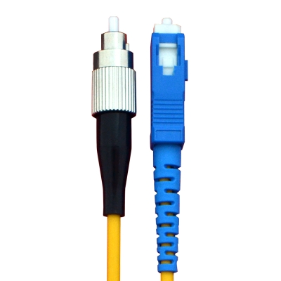 酷比客 L-Cubic LCCPSFSCFCYW-25M 单模单芯  公对公 （黄） 用于信号传输和数据传输电信网等 单模光纤跳线
