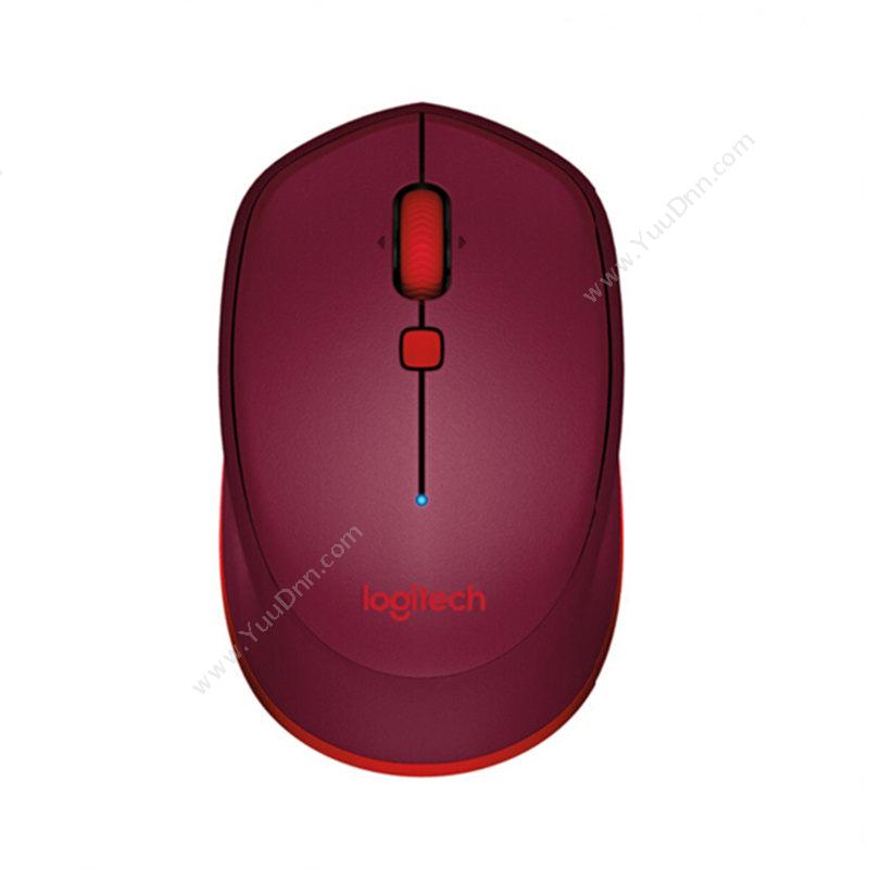 罗技 LogiM337 蓝牙鼠标 （红） 适用于苹果电脑鼠标