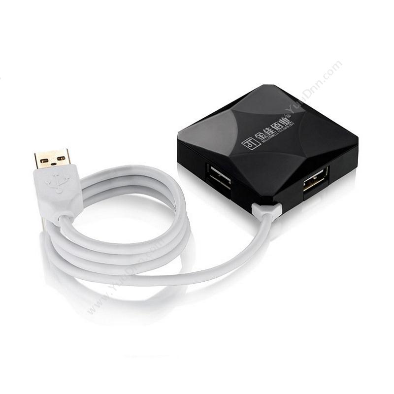 金佳佰业 MillionWell Z302 USB扩展HUB 4口 （黑） 集线器