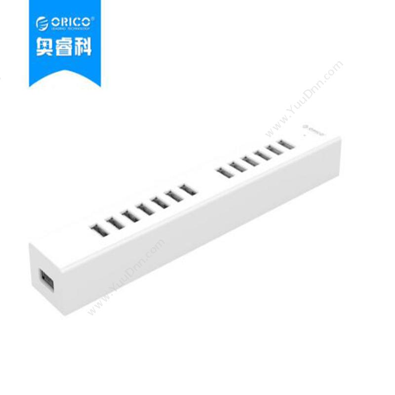 奥睿科 OricoH1313-U2-BK  USB2.0*10 100M 白色集线器