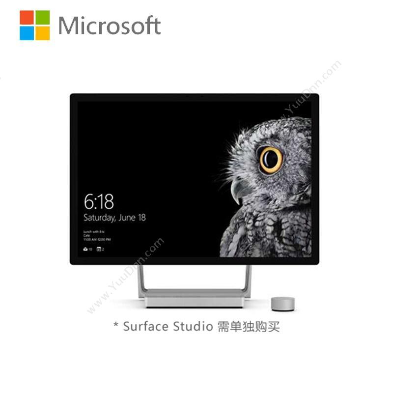 微软 Microsoft 2WS-00003 Surface Dial 平板绘图助手 （银）  适用于Surface平板电脑（仅支持系统windows10） 平板电脑配件