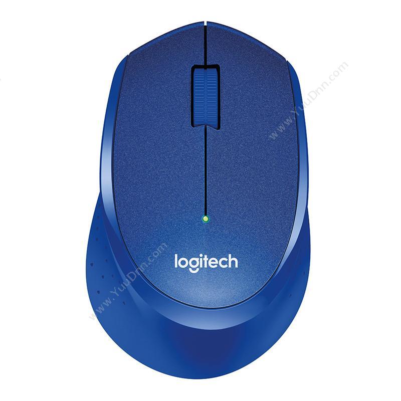 罗技 LogiM330（蓝）鼠标