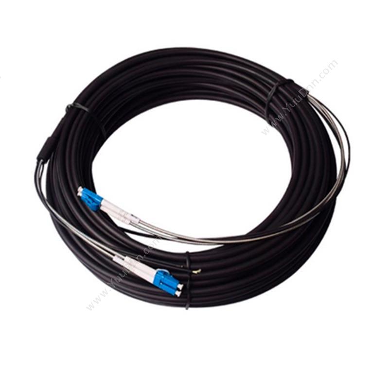 耐斯龙 Necero LC-LC 野战光缆 50米 （黑） 光缆