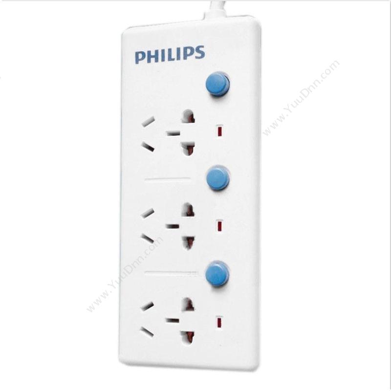 飞利浦 Philips SPS2330C/93 多控三联插座 3米 （白） 20个/箱 插座