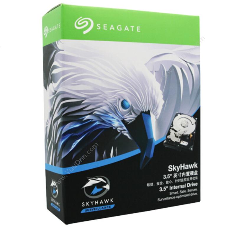 希捷 Seagate ST2000VX008 酷鹰系列 5900转64M SATA3 监控级硬盘 2TB 金属(银） 硬盘