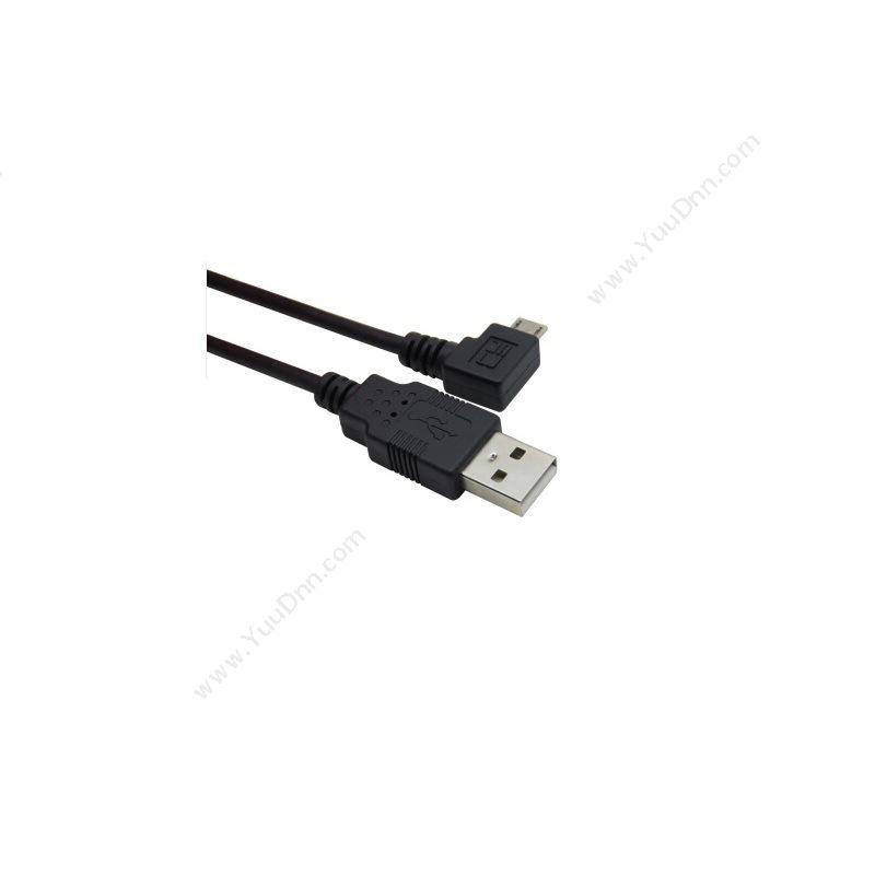 Deconn 振德 USB公转Micro USB 90度直角弯头转接线 右弯 1米 扩展配件