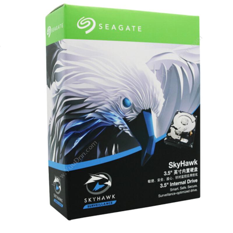 希捷 Seagate ST4000VX007 酷鹰系列 5900转64M SATA3 监控级硬盘 4TB 金属(银） 硬盘