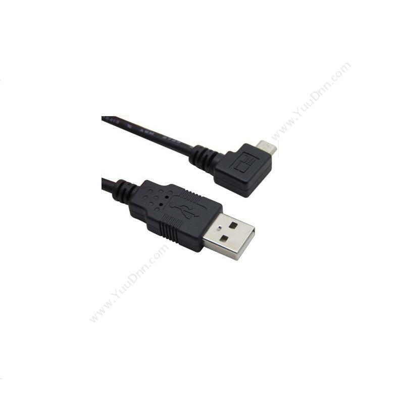 Deconn 振德 USB公转Micro USB 90度直角弯头转接线 右弯 1米 扩展配件
