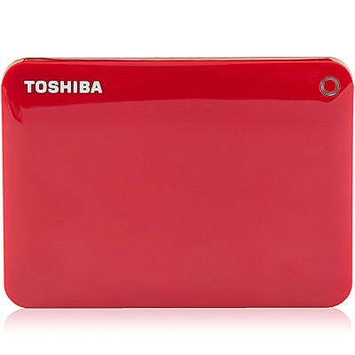东芝 Toshiba CANVIO ADVANCE 2.5寸 1TB USB3（红） 移动硬盘