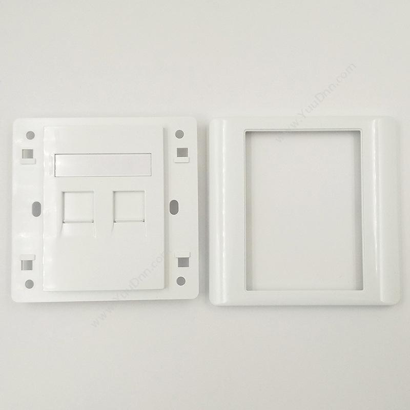 酷比客 L-Cubic LC86-2PWH 86型双口网络面板 （白） 扩展配件