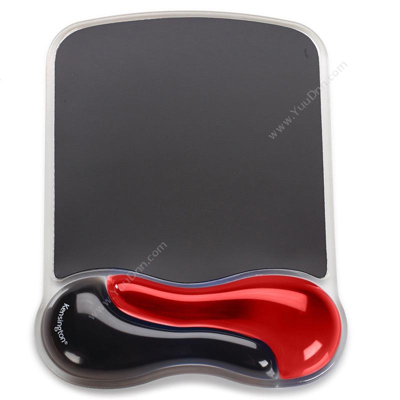 肯辛通 Kensington K62402 键盘腕垫 双波浪明胶 红(黑） 鼠标垫