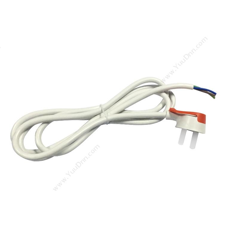 包尔星克 PowersyncMPCTTE9010 带插头三芯 1米 白（橙）充电线