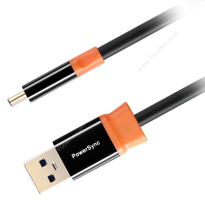 包尔星克 Powersync CUBCKCR0002A 充电数据传输线 尊爵版 0.25米 （黑橙） 数据线