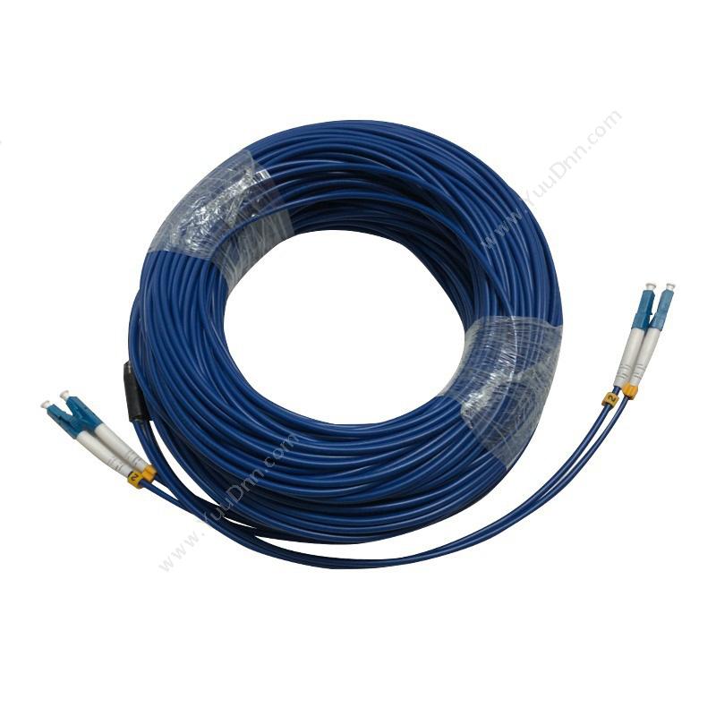 贝特 JsbtifPVC-LC-FC-60M 全铠野战光缆（蓝）  单模双芯充电线