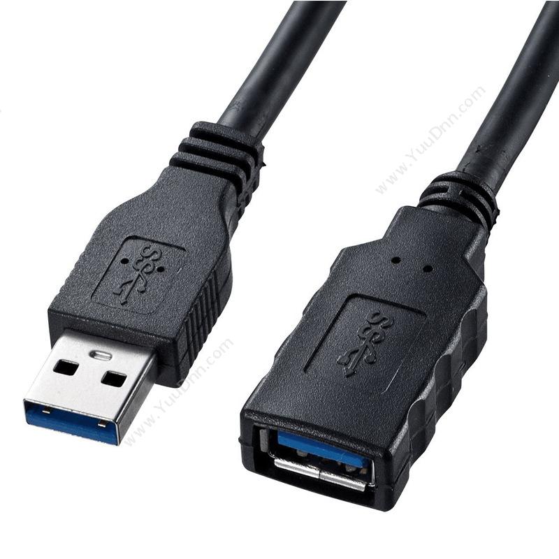 山业 SanwaKU30-EN05 USB3.0数据延长线 线长 0.5m （黑）USB数据线