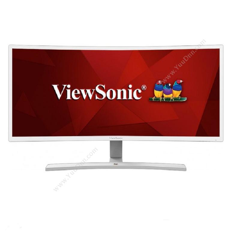 优派 ViewsonicVX3515-SCHD-W 显示器 35英寸（白）液晶显示器