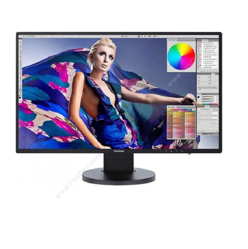 优派 ViewsonicVG2450-2 显示器 23.8英寸（黑）  IPS旋转升降液晶显示器