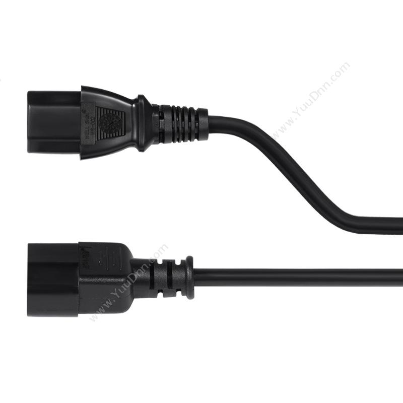 包尔星克 Powersync MPPQ0015 电源延长线 1.5米 （黑）  C13转C14 充电线