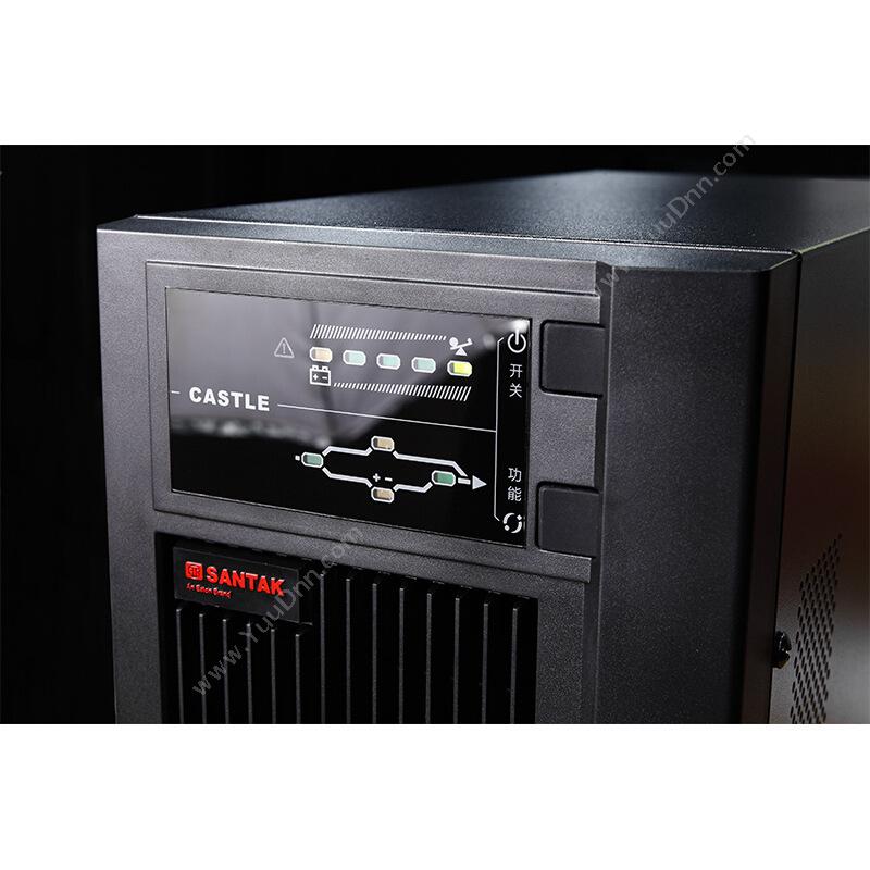 山特 SanTak C3KS  在线式（黑）  含 A8电池柜 12V 24AH电池 电池连接线 UPS电源