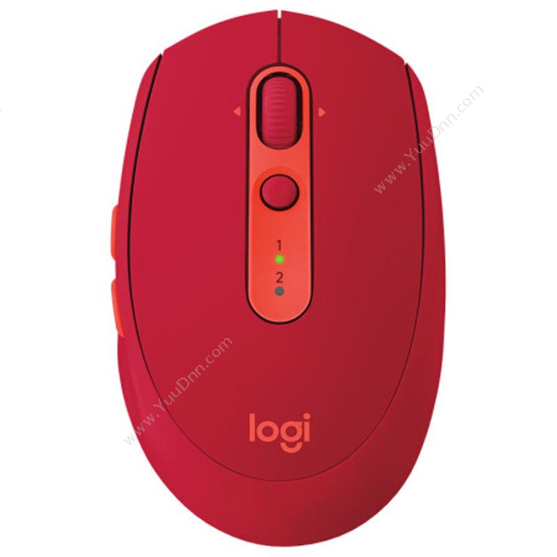 罗技 LogiM590 静音 （红）鼠标