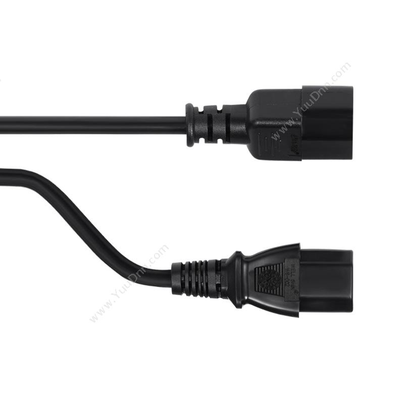 包尔星克 Powersync MPPQ0030 电源延长线 3米 （黑）  C13转C14 充电线
