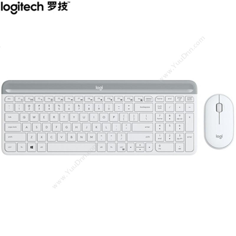 罗技 LogiMK470（白）  优联连接键鼠套装