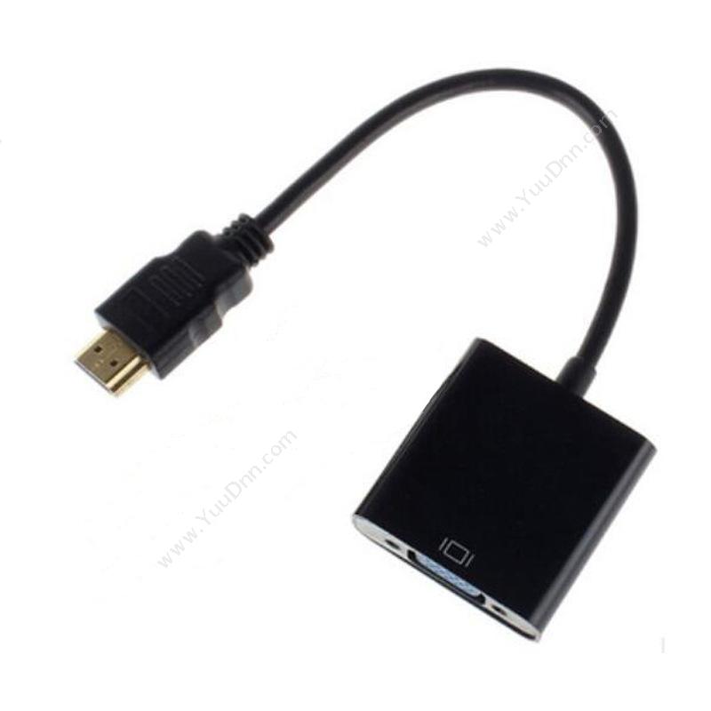 酷比客 L-CubicLCAVHVAB HDMI公转VGA母+音频线+供电线 0.2M （黑）其它网线