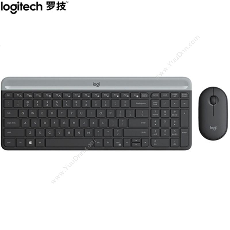 罗技 LogiMK470（黑）  优联连接键鼠套装