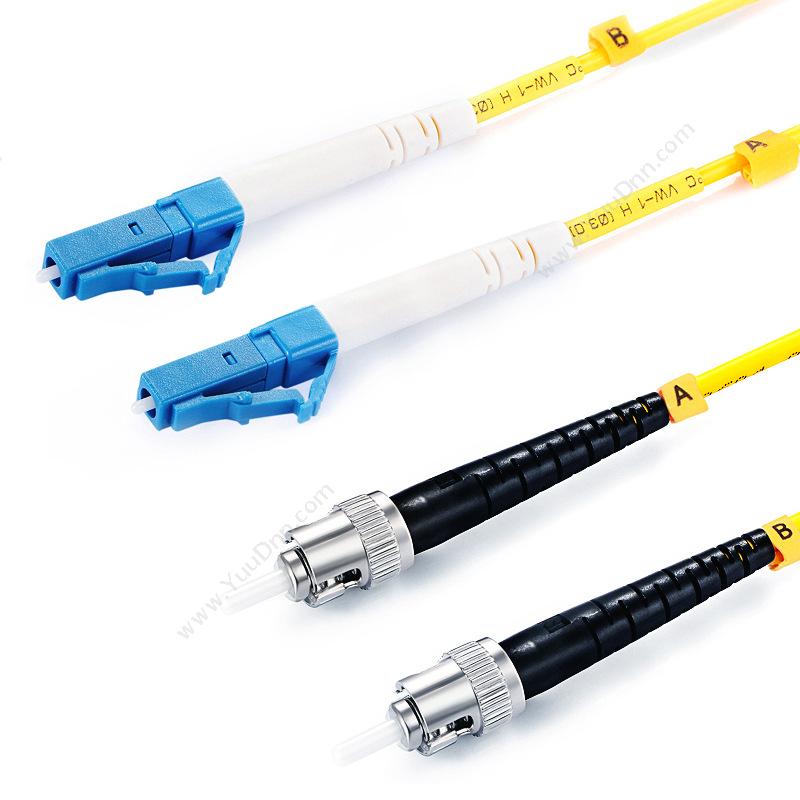 创乘 ChuangChengCA019015 电信级单模单芯  LC-ST（UPC/3.0线径） 15米 （黄） 精美袋装单模光纤跳线