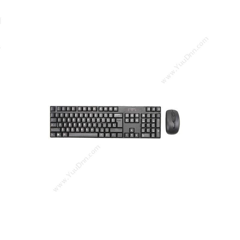 现代 HyundaiHY-NK3000 无线键盘鼠标套装 （黑） 全新键鼠套装