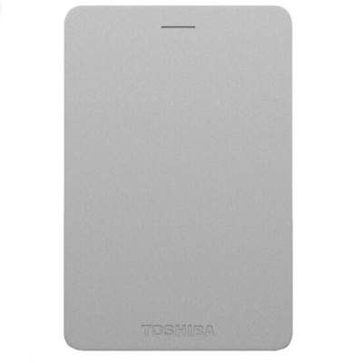 东芝 Toshiba Alumy（2TB 银）  2TB（银） 纸箱（银），2TB 移动硬盘