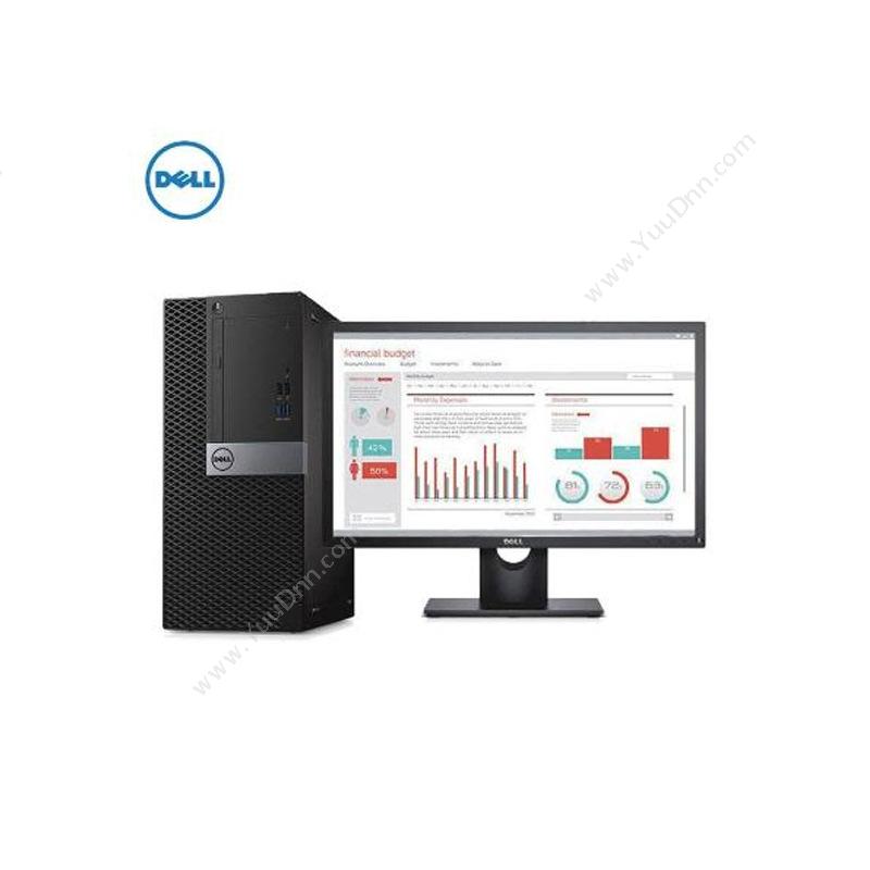 戴尔 Dell OptiPlex3060 Tower 231269 台式机    I5-8500/8G/128SSD+1T硬盘/2G独显/RW/E2417H 23.8“/硬盘保护 电脑套装