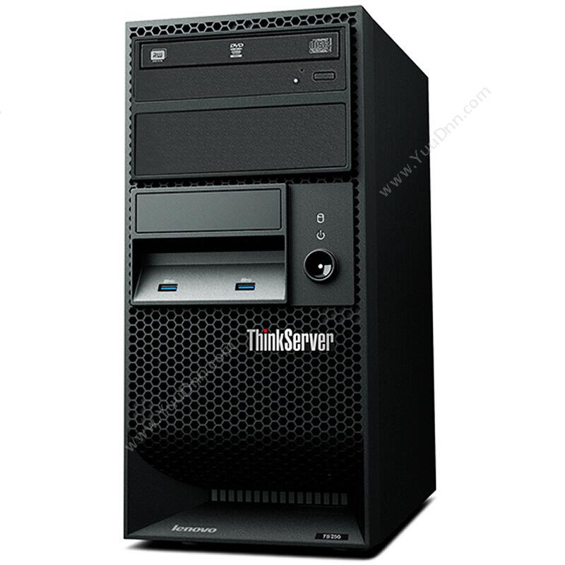 联想 Lenovo ThinkServer TS250 服务器    E3-1225V6/8G/1T*2/19.5显示器 塔式服务器