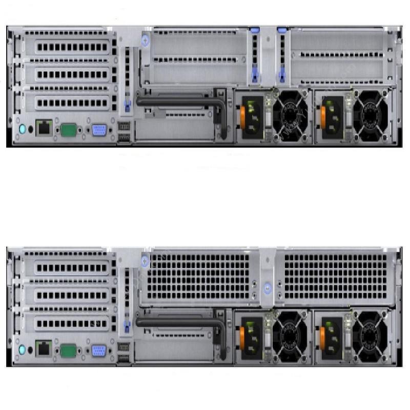 戴尔 DellPowerEdge R740 服务器（2颗Intel金牌5117处理器/128G内存/1.92T SSD+8T SAS*4/2*Nvdia V100,16G）机架式服务器