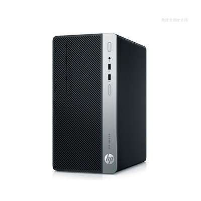 惠普 HP ProDesk 400 G5 MT 商用台式机 （黑）  酷睿八代i3-8100主机（4G+1TB+DVDRW+WIN10+21.5英寸显示器 电脑套装