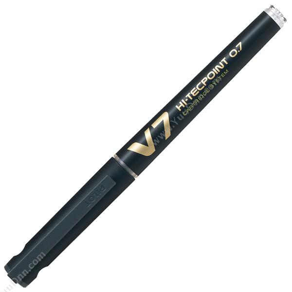 百乐 PilotBXC-V7-B-BGD V7威宝墨胆型走珠笔 0.7 黑 12支/盒插盖式中性笔