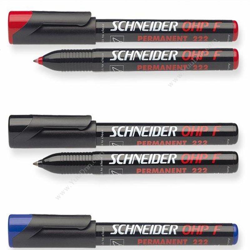 施耐德 Schneider 222F/112202 胶片笔 F 0.7mm （红） 单头记号笔