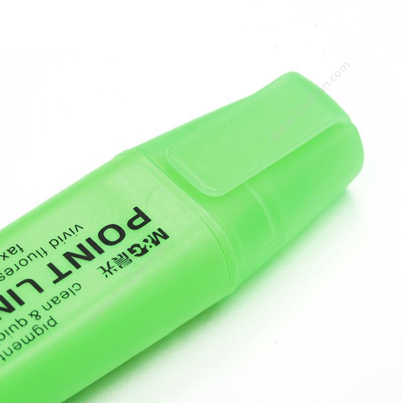 晨光文具 M&G MG2150 荧光笔 12支一盒 绿色 单头荧光笔