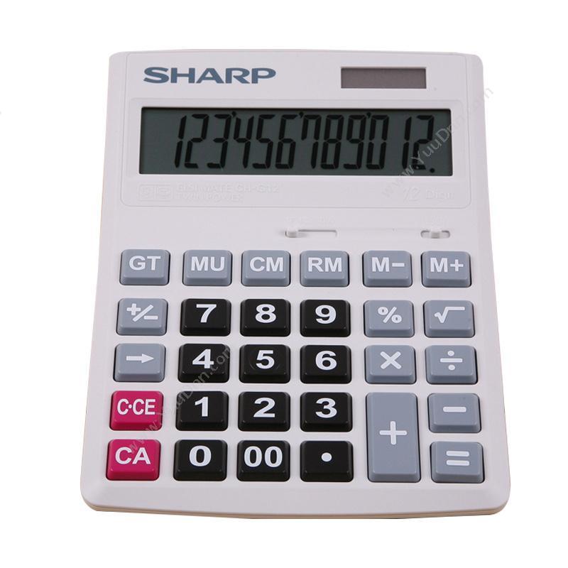 夏普 Sharp 夏普 CH-G12   （白） 常规计算器