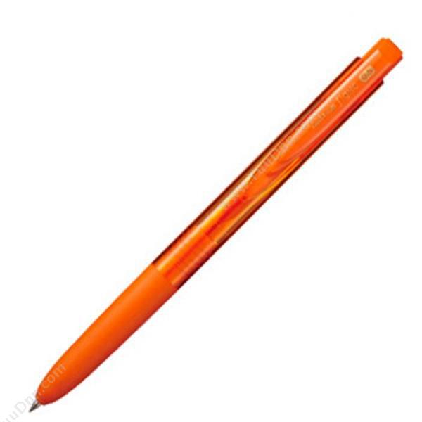 三菱 MitsubishiUMN-155 新顺滑多彩啫喱笔 0.38mm 橙色按压式中性笔