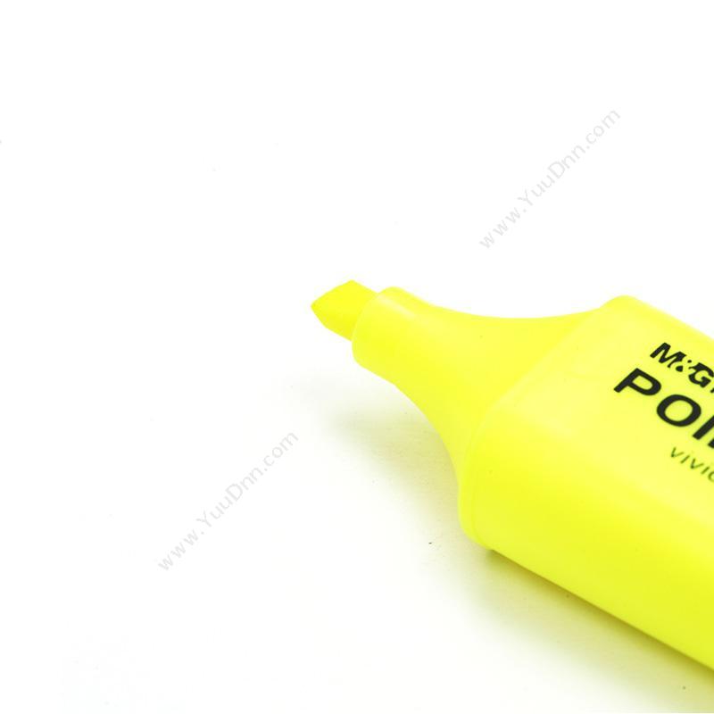 晨光文具 M&G MG2150 荧光笔 12支一盒 黄色 单头荧光笔