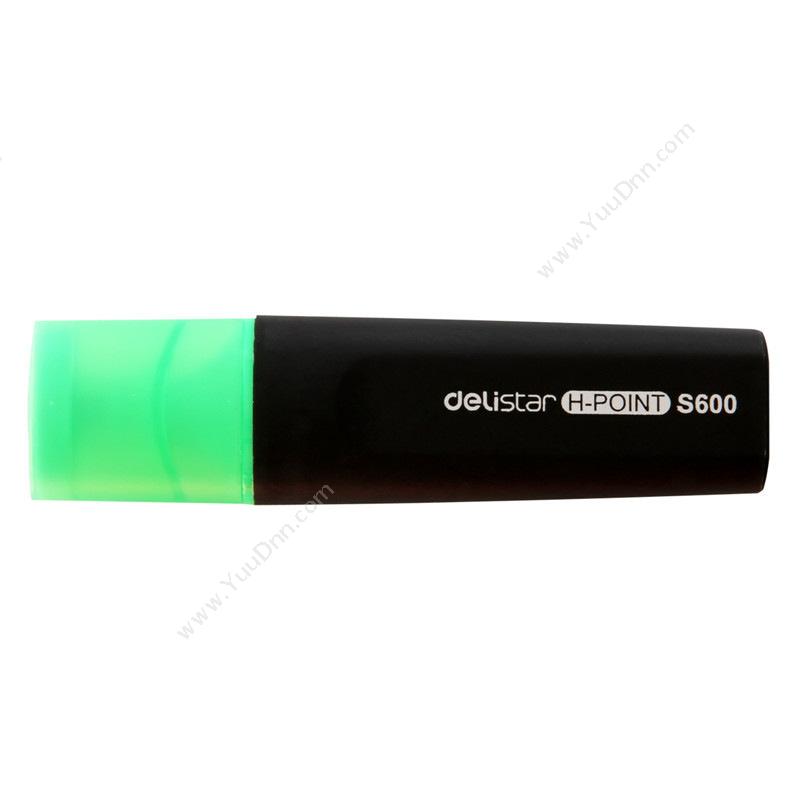 得力 Deli S600 标记醒目荧光笔 5mm 绿色 单头荧光笔