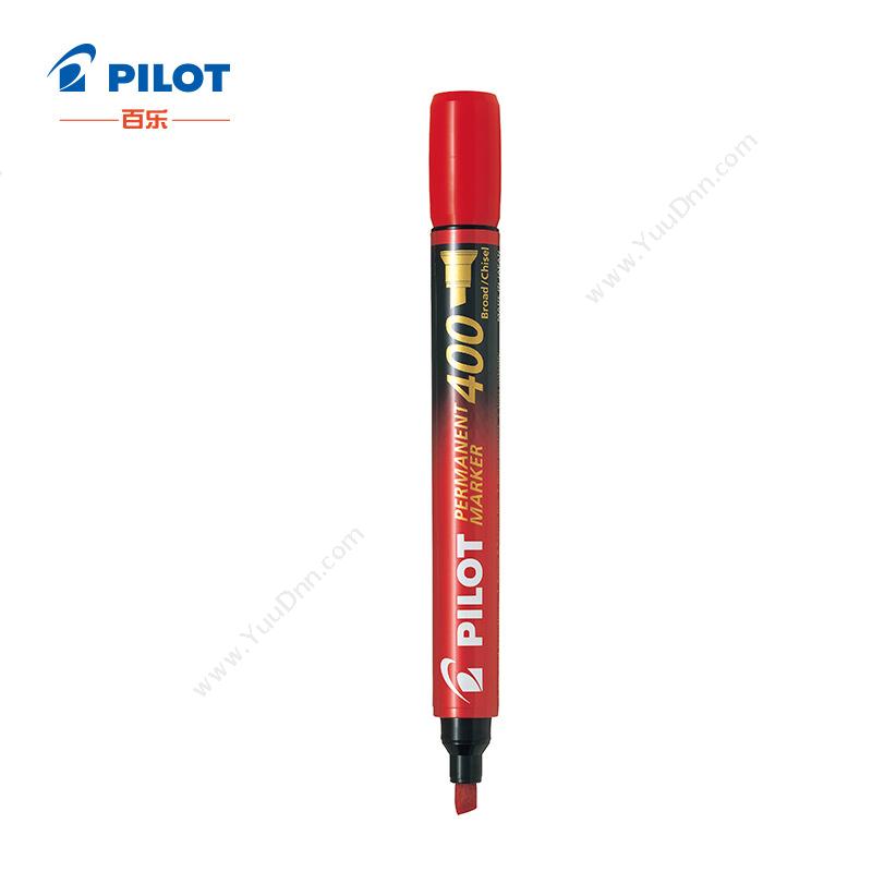 百乐 PilotSCA-400-R-CHN 油性箱头笔 B咀 （红）单头记号笔