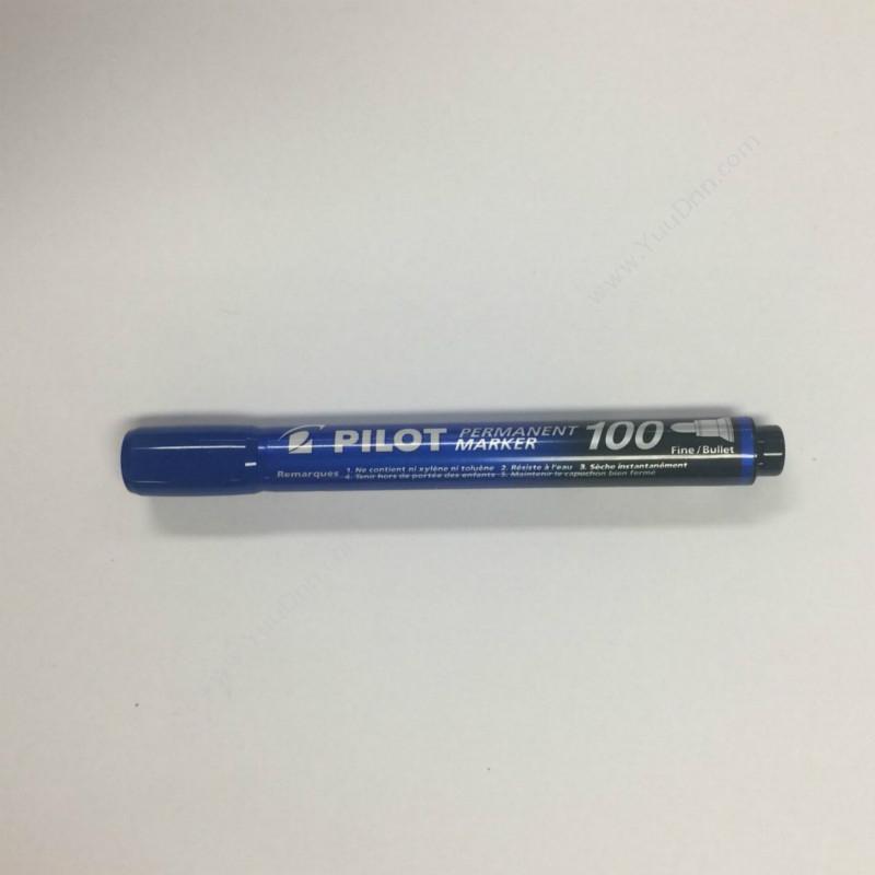 百乐 PilotSCA-100-L-CHN 油性箱头笔 F咀 （蓝）单头记号笔