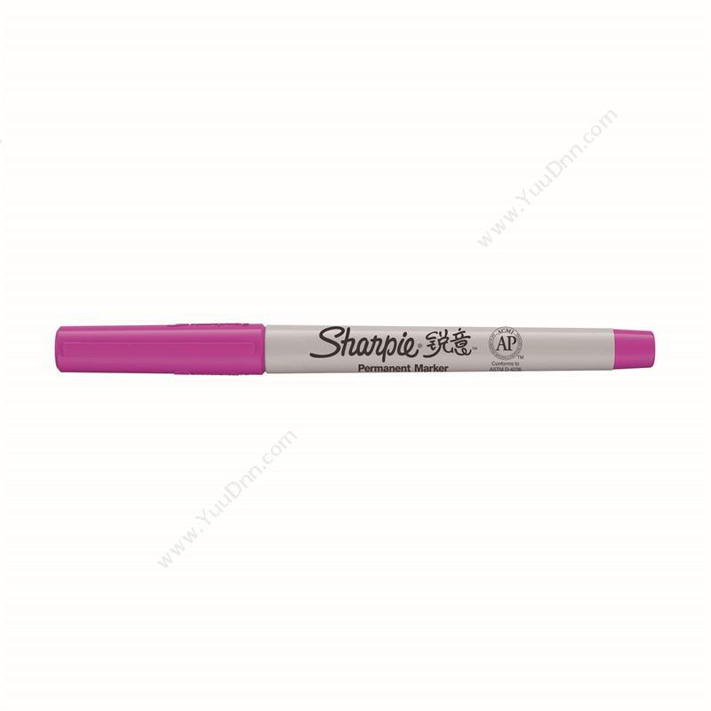 锐意 SharpieUltra Fine 防褪色马克笔 极细 胭脂粉色单头记号笔