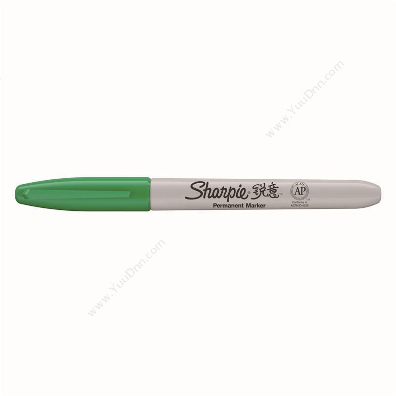 锐意 SharpieFine 防褪色马克笔 细 绿色单头记号笔