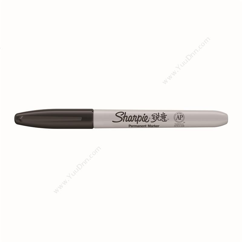 锐意 SharpieFine 防褪色马克笔 细 （黑）单头记号笔