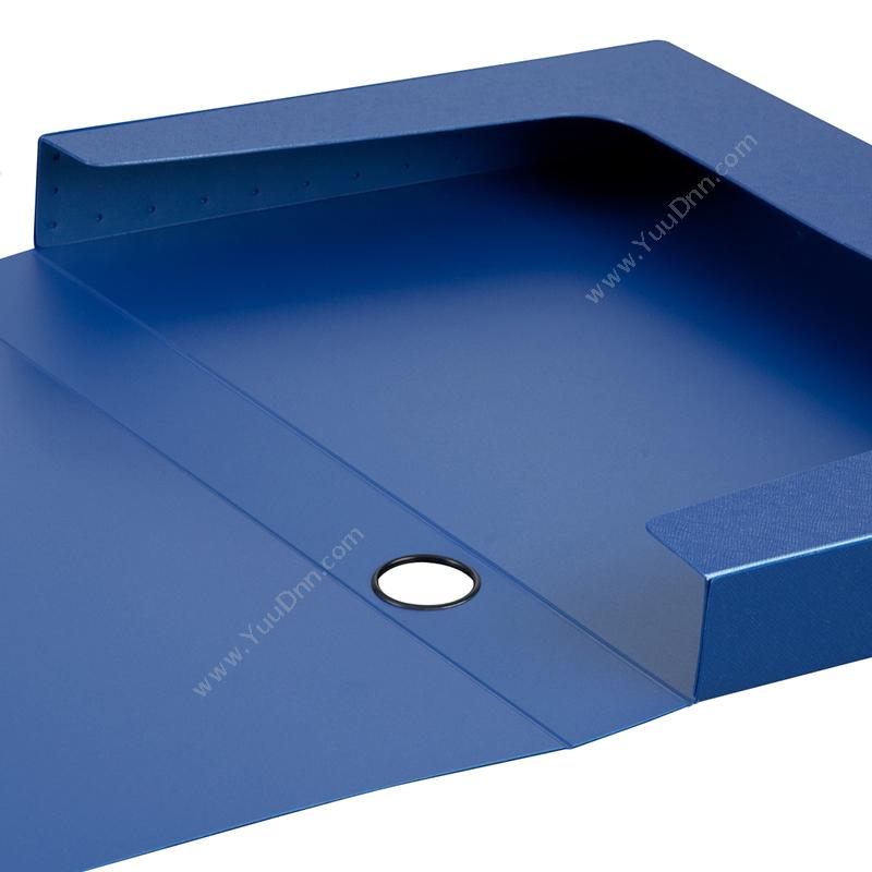 齐心 Comix MC-35 美石系列 A4  1.5寸 35MM 钛（蓝） 18个/箱 PP档案盒