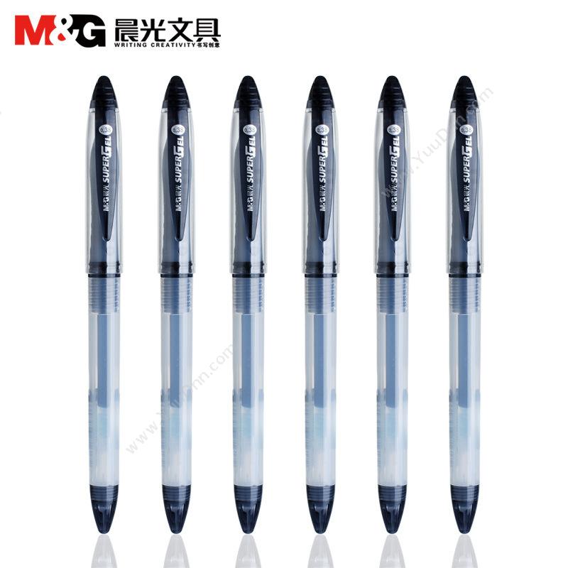 晨光文具 M&G GP1212 中性笔（替芯：MG6100） 0.38mm （黑） 插盖式中性笔