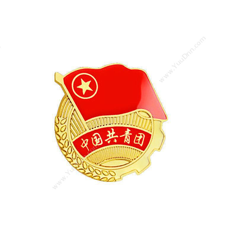 信发 XinFa 信发  中国共青团胸章 强力加厚磁扣金属 （50个装） 胸卡配件